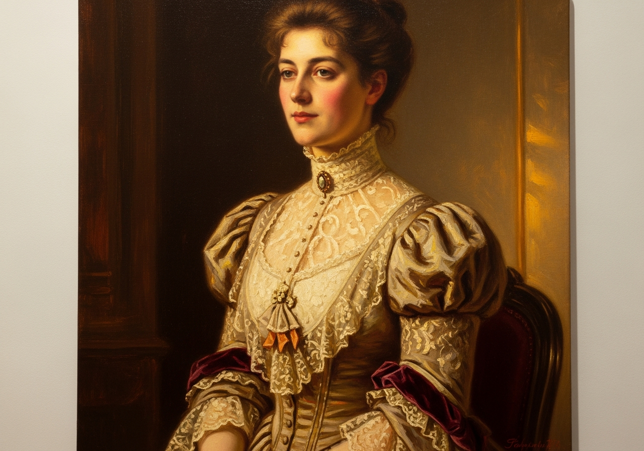 Embodied Leadership - 19th century woman portrait